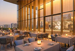 Restaurant & Kitchen at Vishesh Millennium155 Mahape