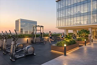 Open Gymnasium at Vishesh Millennium155 Mahape
